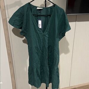 Universal Thread Dark Green Mini Dress